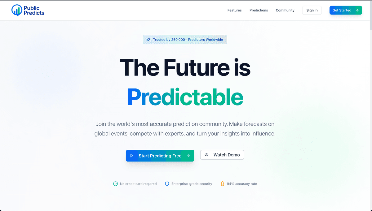 Public Predicts screenshot